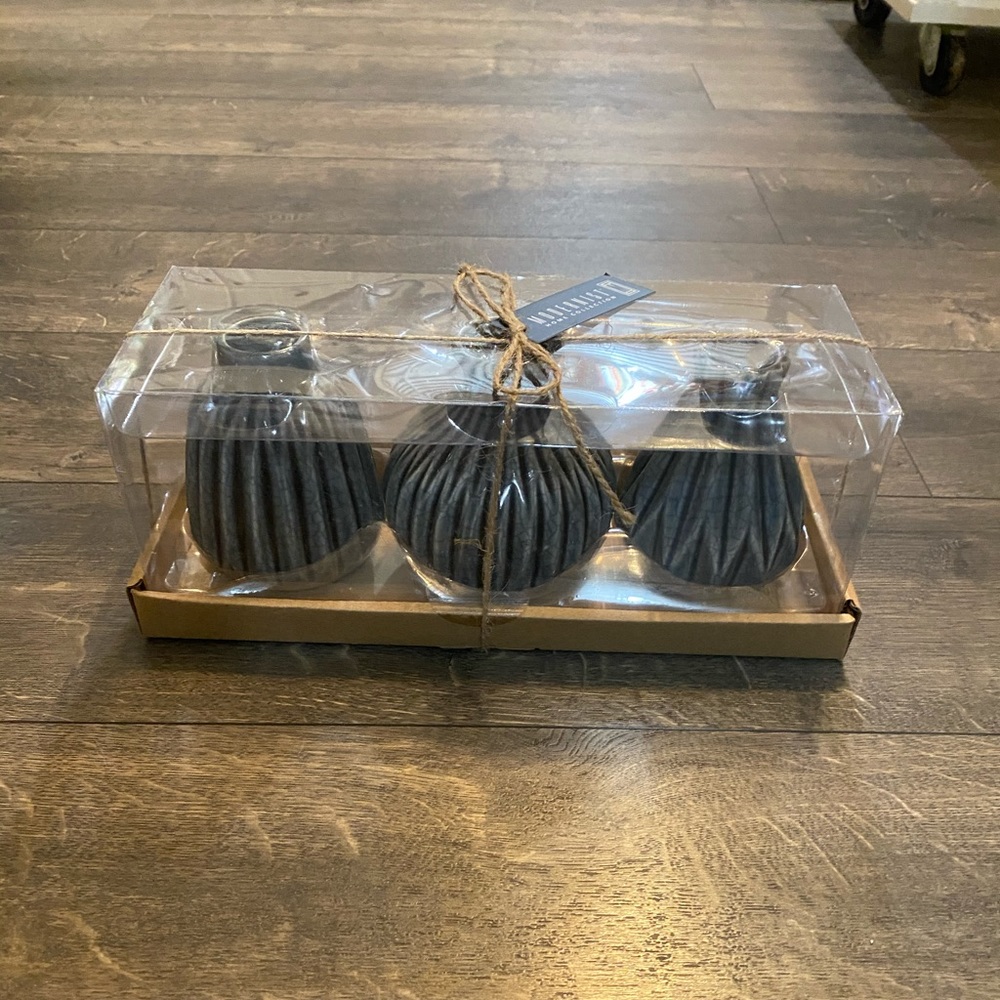 Apropos set‎ of 3 Vases NIB